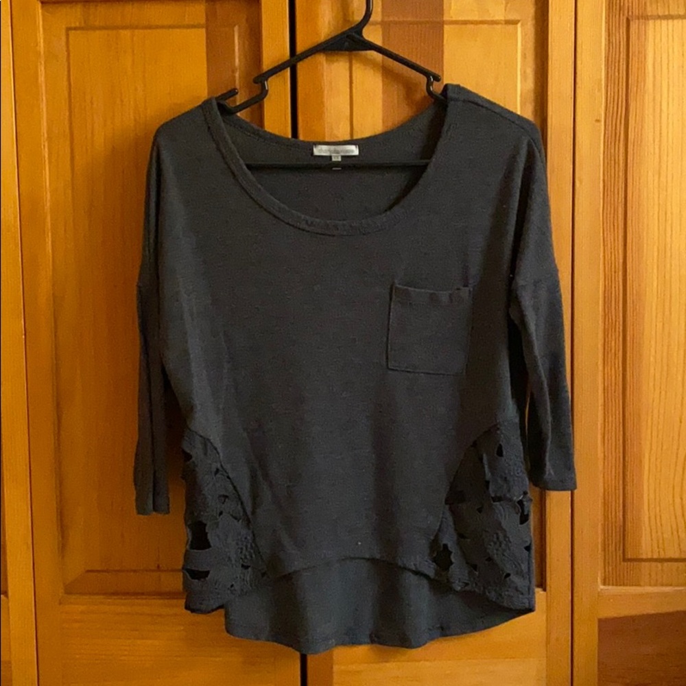 Charlotte Russe - lace detail sweater
